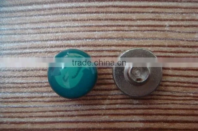 9.5mm pearl flat metal jeans rivet