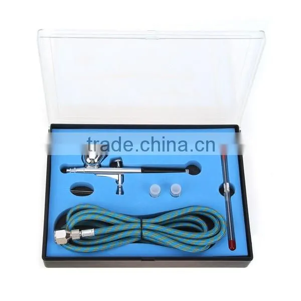 0.2, 0.3, 0.5mm Double Action 7cc Pro Airbrush Set for Nail Art Body Paint Cake Decorating T Shirt Art AS-30