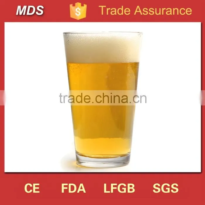 Personalized hand blown customized beer glasses