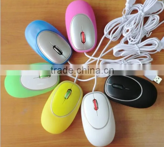 Computer Soft Silica Gel USB Wired Optical Wired Mouse