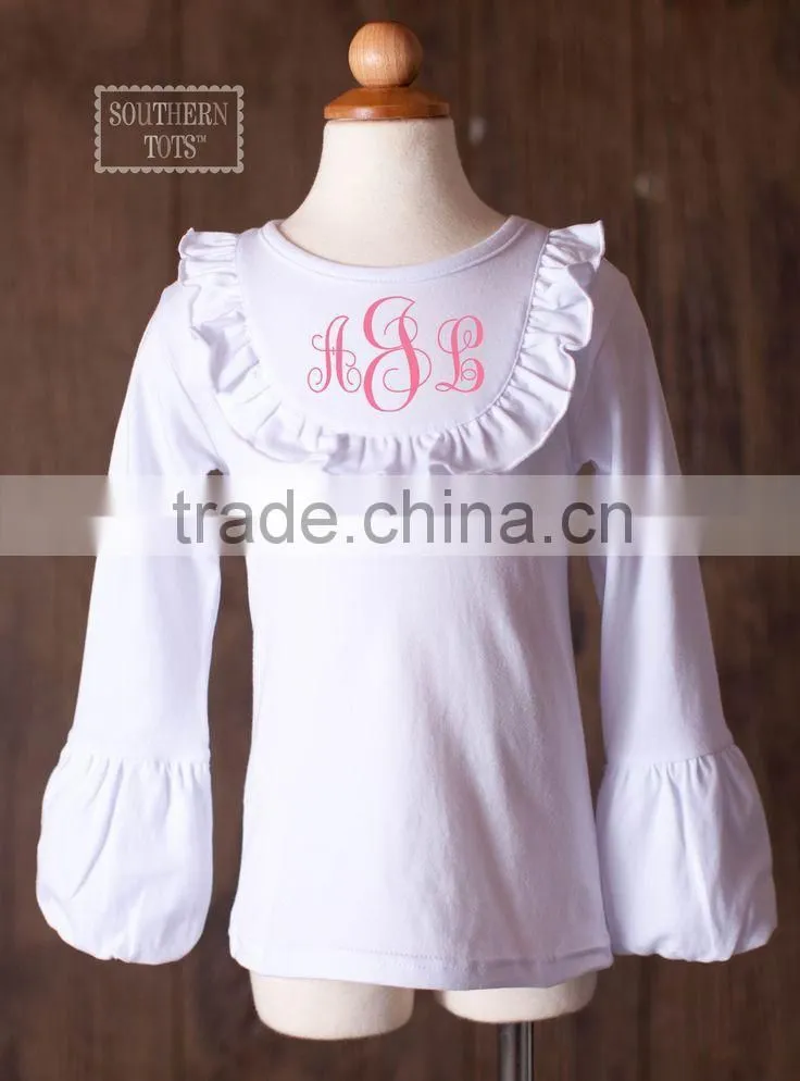 2015 New Sweet Kids Girls T-shirt Models Baby Children Toddler Natural Wholesale T-shirt