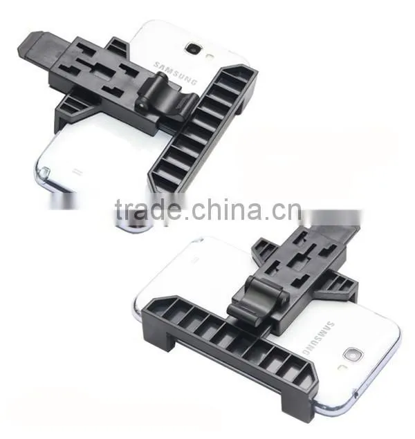 2015 Best Metal Motorcycle Bike Handlebar Mount Holder for iPad mini Samsung Phone GPS with Big Backup Scooter Stand Bracket
