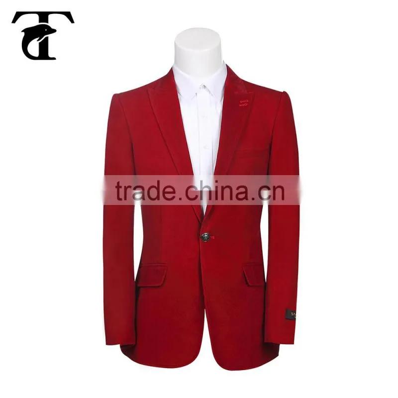 2015 new arrival mens pinstripe notch lapel fasion suits slim cut two vents suit fancy blazer for mens