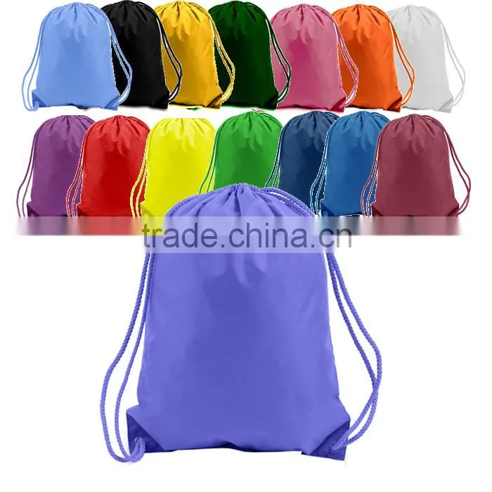 Top Quality Promotional Nylon Drawstring Bag/ Nylon Drawstring Backpack