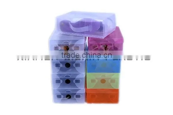 Strong Durable plastic storage PVC clear shoe box