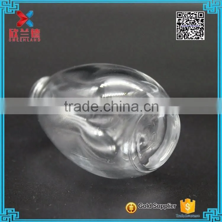 20ml mini funny egg shape glass bottle for perfume packaging
