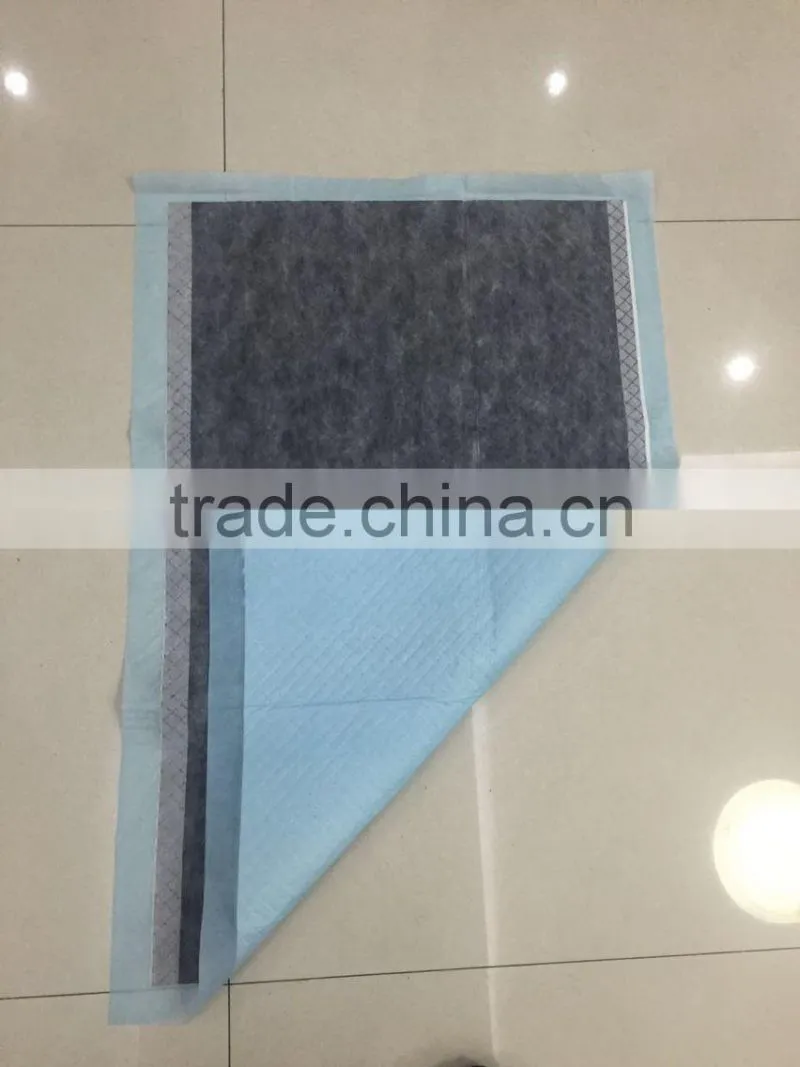 china supplier medical care underpads with super absorbent bamboo charcoal