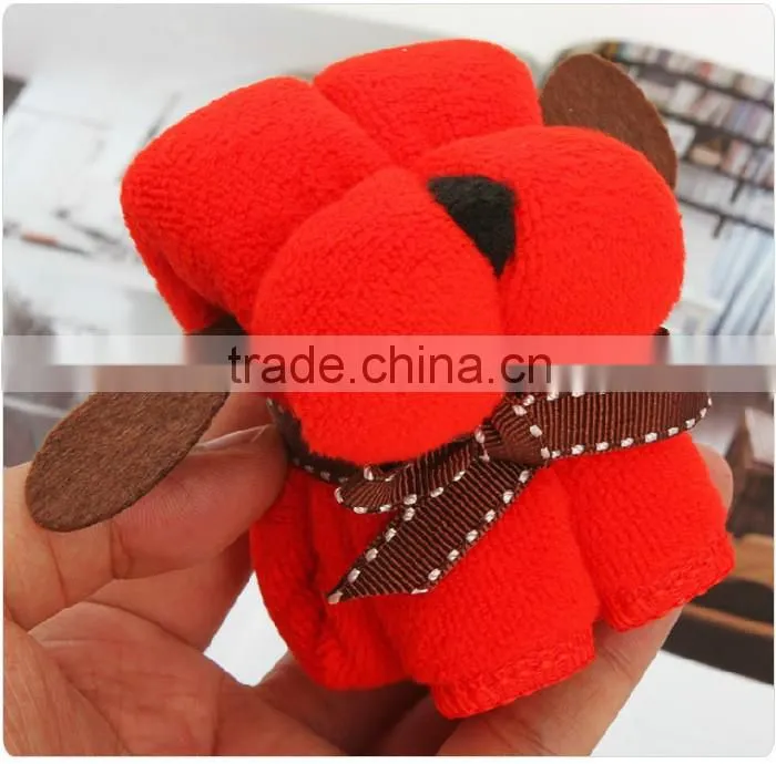 2016 gifts Cute Fold Animail Washcloth Hand wedding favors towel