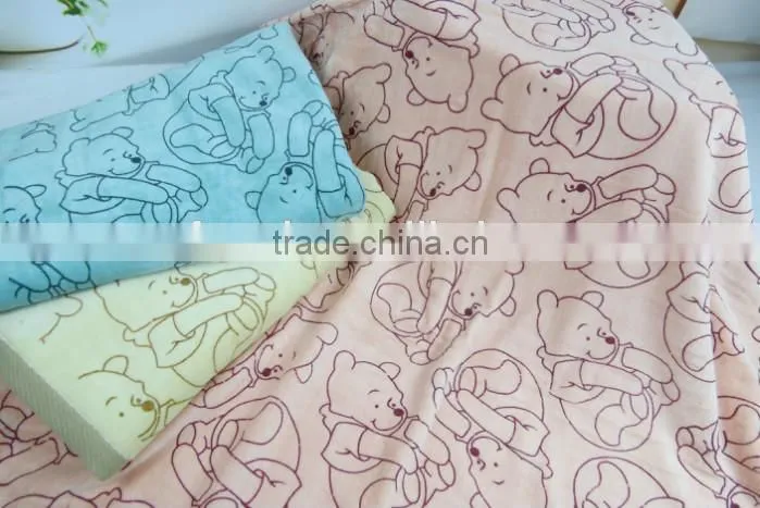 factory good water absorrption cotton cut pile custom printed face towels