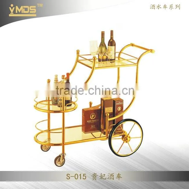 MAX S-004 Modern Wine Bar Cart Furniture,Drink Trolley For Sales