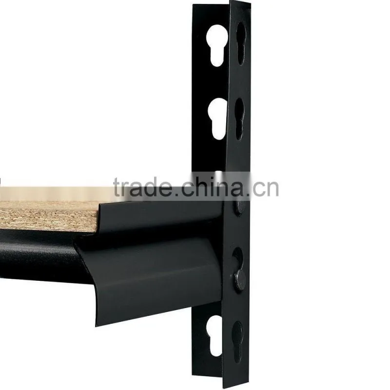 heavy duty supermarket metal storage store shelf with wheels