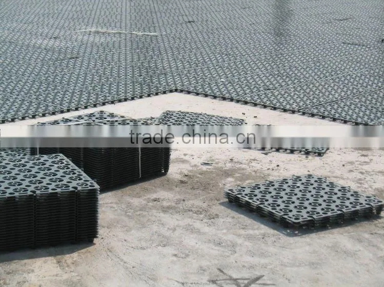 drainage board with geotextile