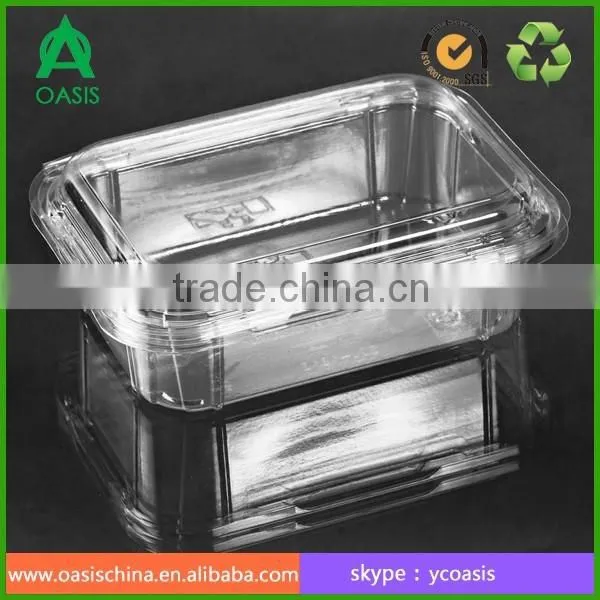 PET Plastic Type and Recyclable Feature Fruit Container