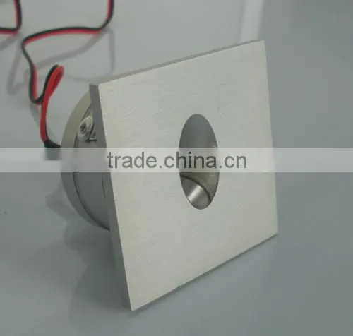 1 Watt Square LED Wall Lights, 45 degree Beam Angle