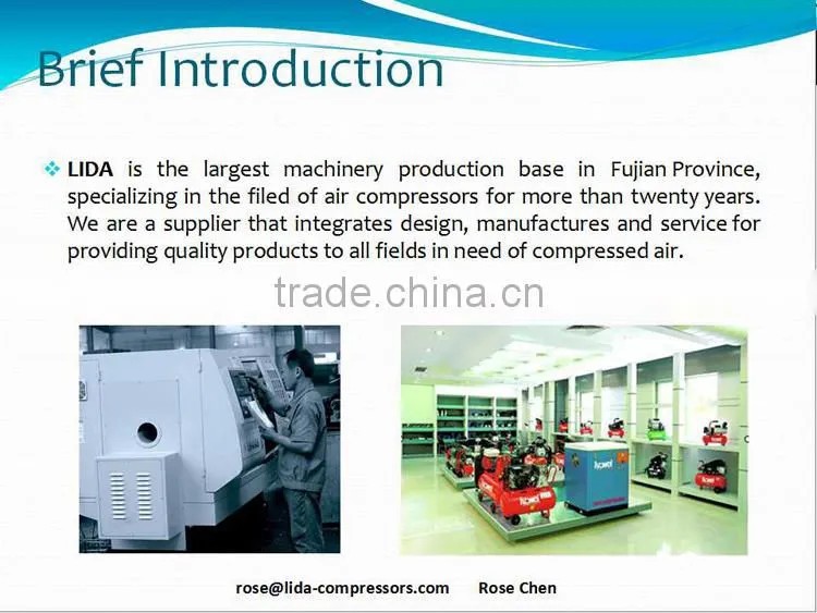 Belt driven Italian type 3HP air compressor LW-P3008 for sale distributor required