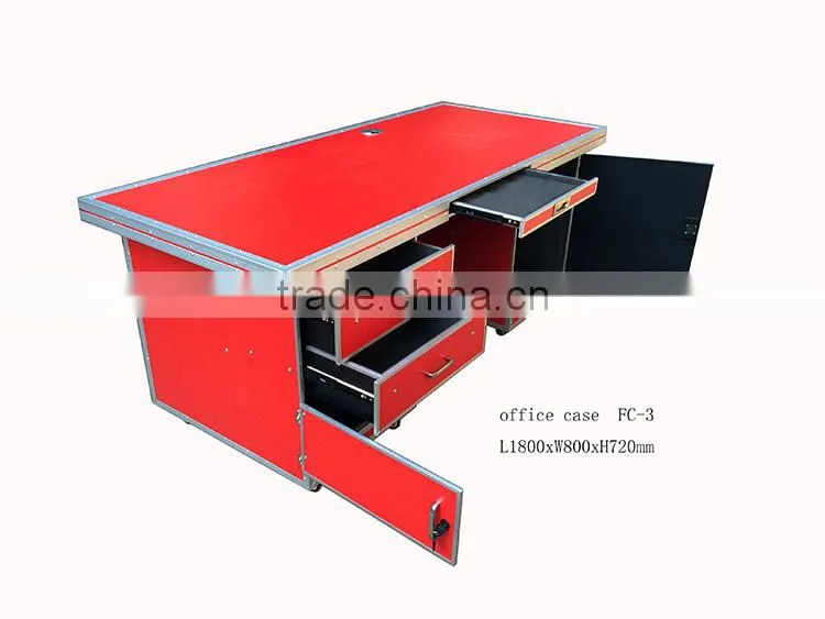 Large aluminum furniture case flight case