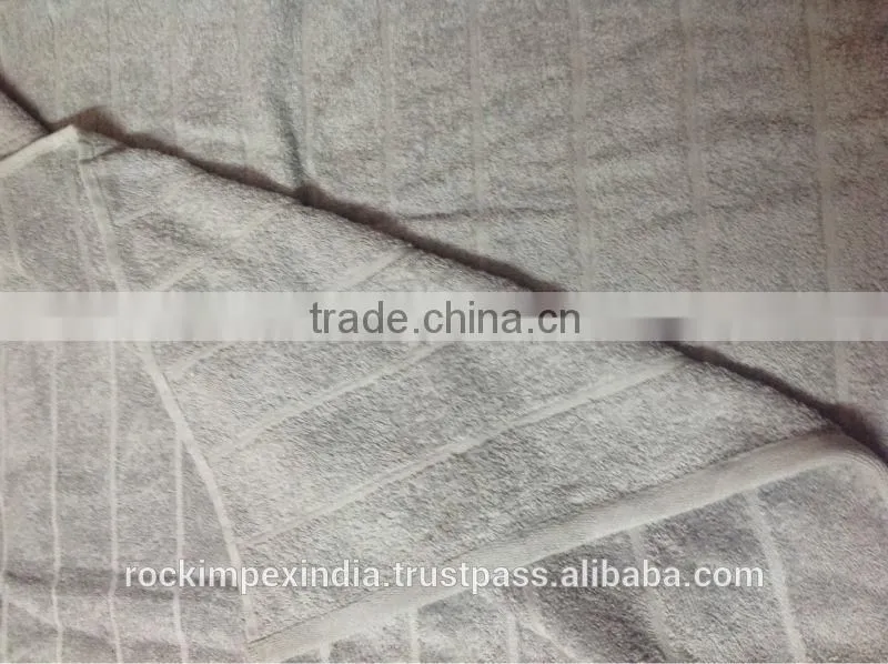 WHITE TERRY CLOTH COTTON HOTEL TOWELS