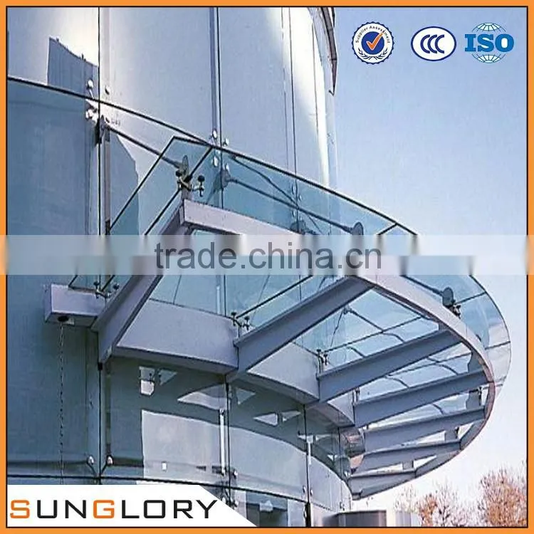 Tempered Glass Canopy , Cover Balcony Glass