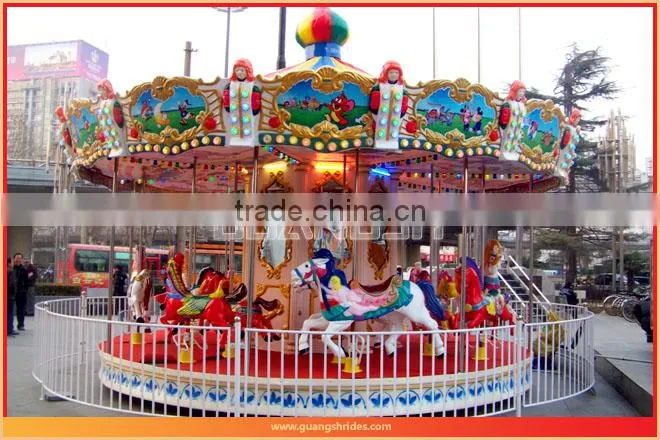 Joyful! luxury kids park rides merry go round rides for sale