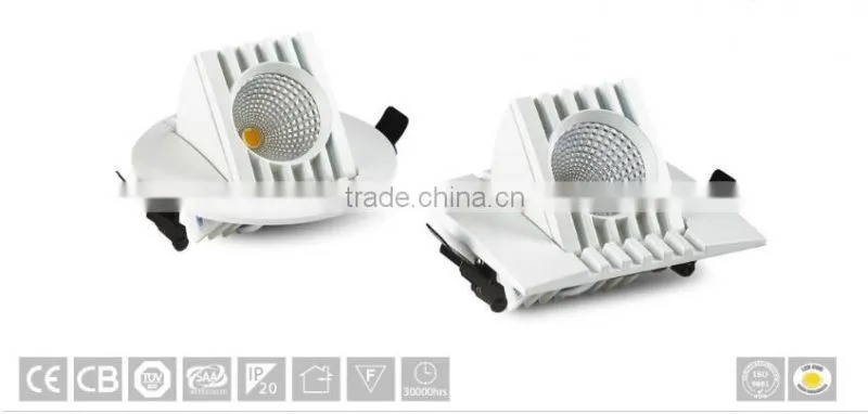 Wholesale price led light spot 14 watt cob led spot light high quality gimbal head led adjustable spot light