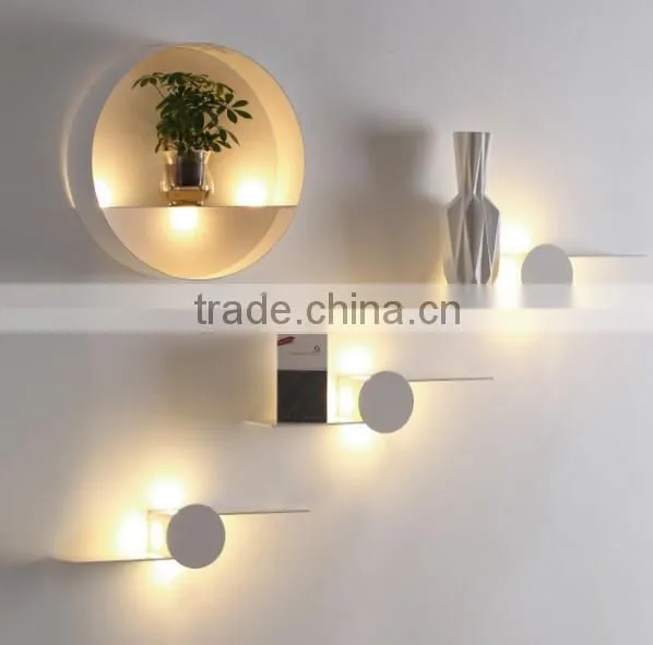 indoor led wall lamp with frame for decortions