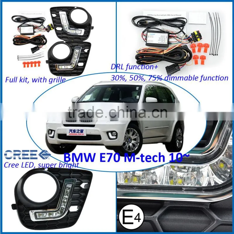 Vinstar CE ROHS Approved auto led drl lighting For BM W E70/X5 M-tech 11-13