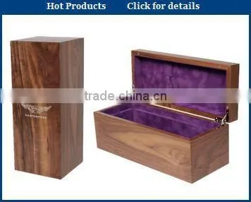 2015 luxury wholesale glossy wine box finished