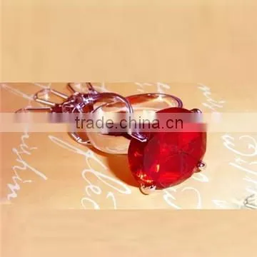 Crystal globe ball keychains with high quality led light for gifts