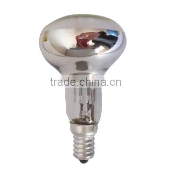 High power cheap price e27 r50 halogen bulb glass body