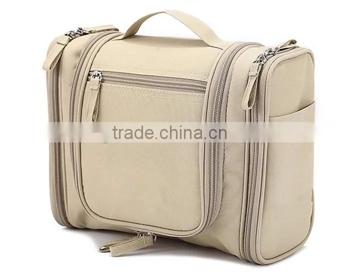 new travel toiletry wash cosmetic bag makeup storage case hanging grooming with handle