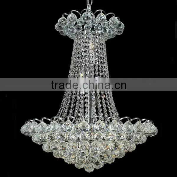 silver decorative hanging crystal pendant lamp from Zhongshan