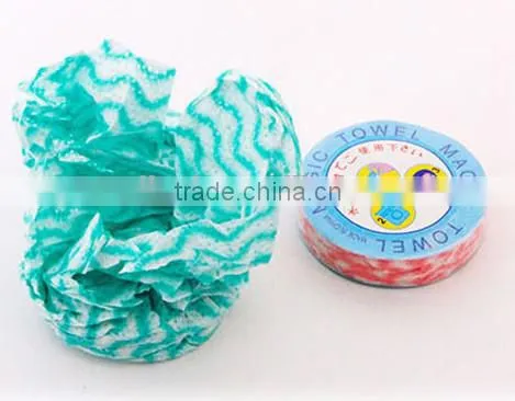 Compressed Mini Magic tissue coin towel