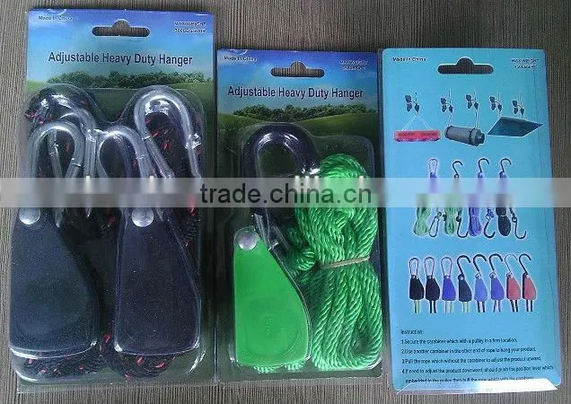 1/4" colorful heavy duty Adjustable light hanger