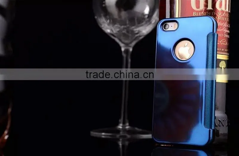 Hot Selling UV Painting Flip Smart Cover For iPhone 6