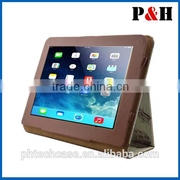 Fold Flip Retro Vintage Eiffel Tower Leather Stand Case Cover For 7.9" 8" Tablet