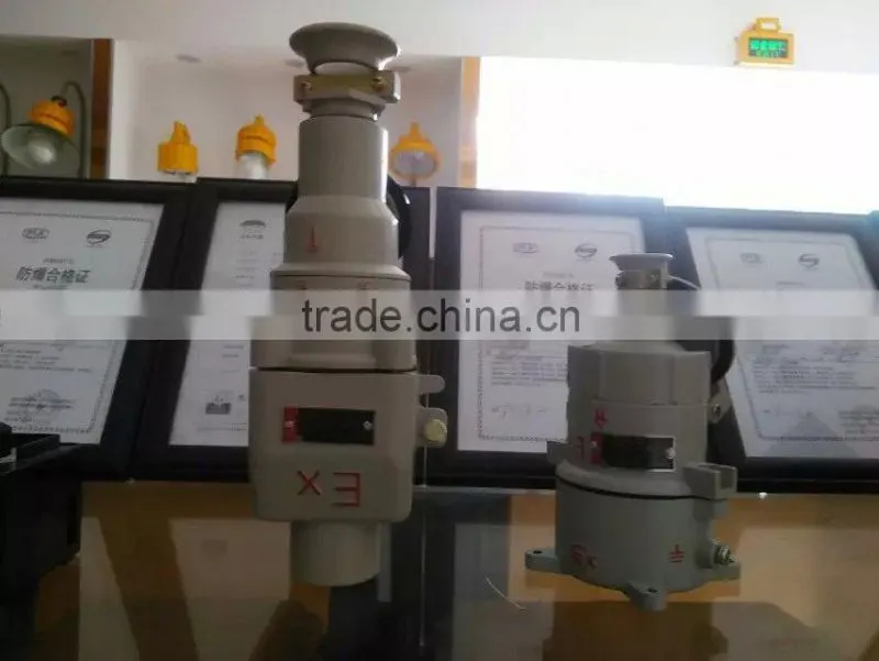 Flameproof explosion proof plug and socket