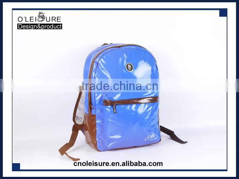large capacity backpack washable leather backpack institute of leisure wind backpack