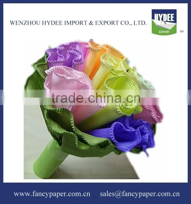 Flower Wrapping Paper-Crepe Paper