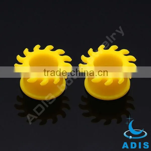 Wholesale unique silicon ear plugs tunnel studs