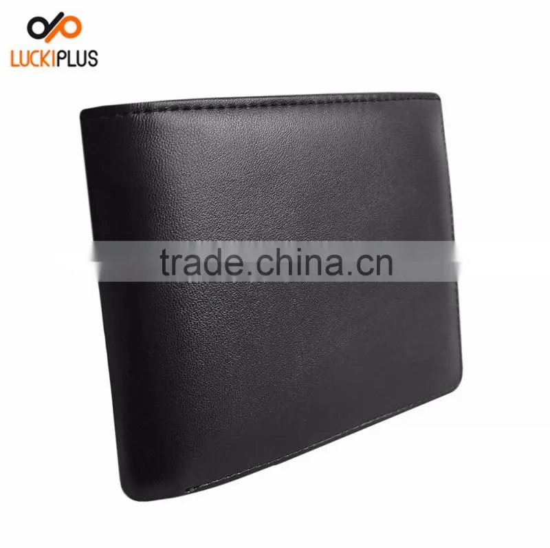 Luckiplus Leather RFID Blocking Leather Wallet for Men and Women Credit Card Protector