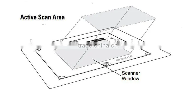 Supermarket Barcode Scanner Symbol LS7808 Omnidirectional Fixed Mount Barcode Scanner