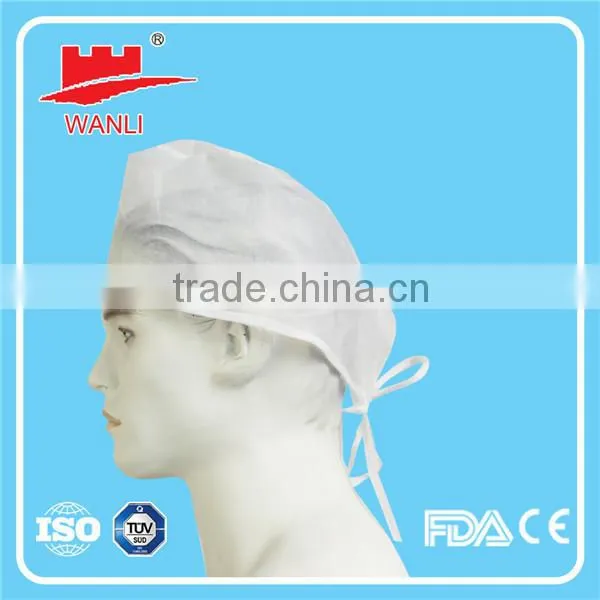 Disposable Doctor Cap With Tie,Disposable PP Doctor Cap,Disposable Doctor Cap Tie On