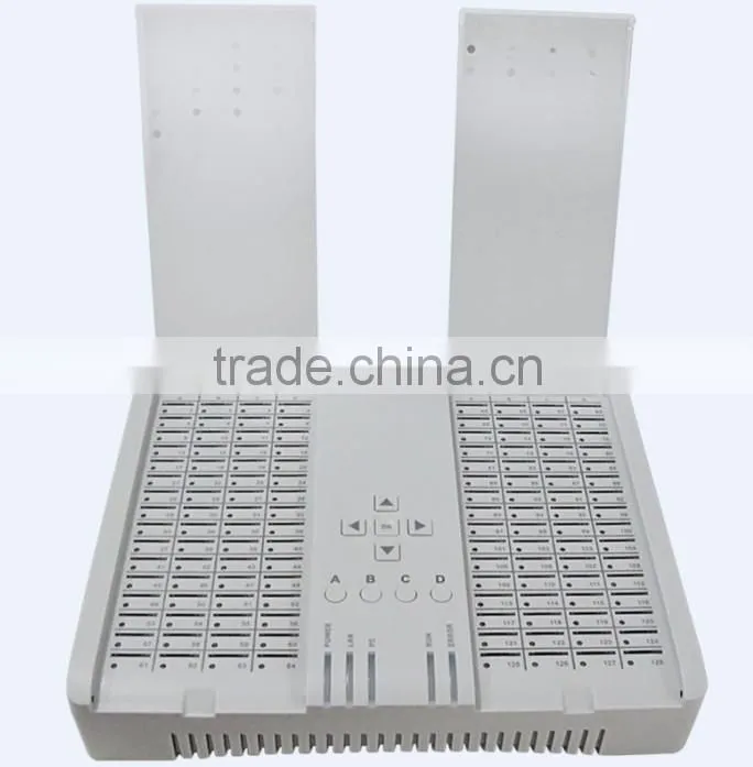 Hot Sale!!!GOIP SIM bank 128 Ports Remote SIM Card Emulator voip gateway