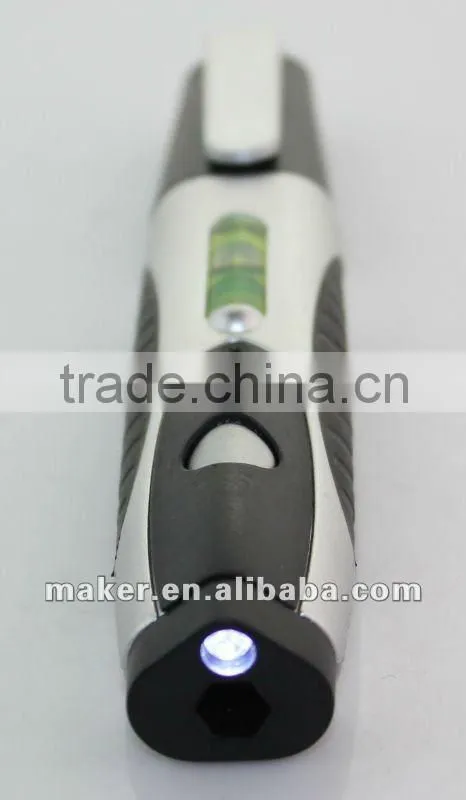 Pen Shape 4 bits Screwdriver, LeveL Plastic Flashlight