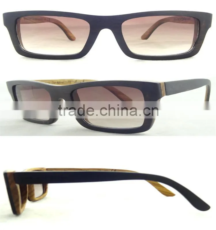 Fashion High Quality Wooden Frame Sunglasses