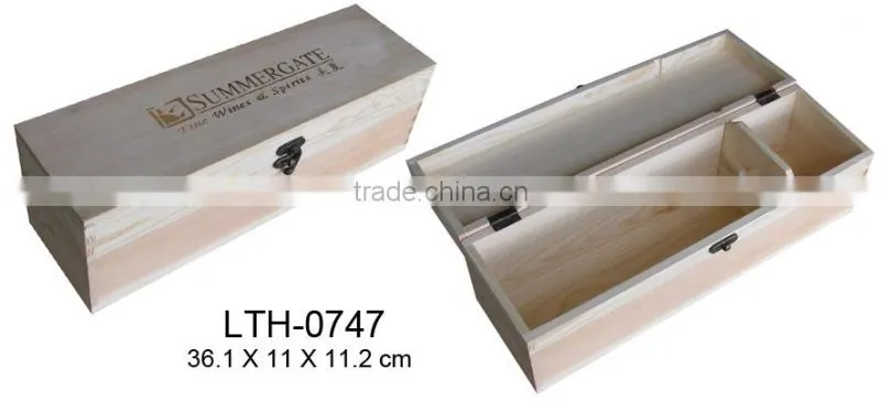 wooden wine bottle packing box wholesale wine packing box supply