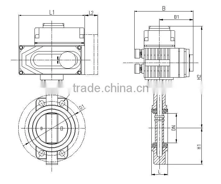 double eccentric butterfly valve
