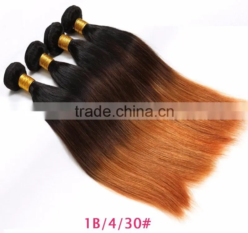 7A Real Malaysian Brazilian Ombre Hair