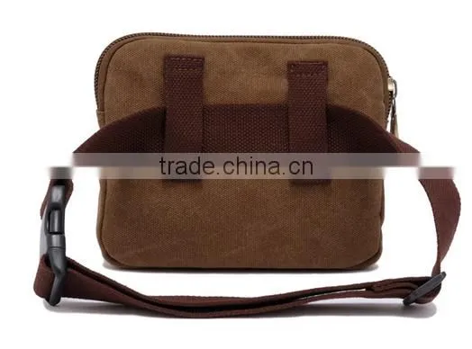 military canvas elegant waist bag