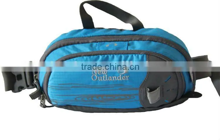 Leisure Zipper Adjustable Strap Flap Waist Pack